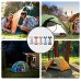 DriSubt 10PCS 6PCS Piquets de Tente en Acier Accessoires de Camping Clous Filetés Robustes pour Le Camping et Les Activités de Plein Air