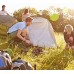 Gsrhzd Piquet de Tente Argent Camping Piquets de Tente 12 Clous de Tente Clous de Tente en métal Solides Clous à Crochet pour Le Jardinage la randonnée et Le Camping