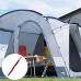 MIZOMOR 6Pcs Piquet de Tente Léger en Aluminium Sardine Grillage Sardines Tente Camping Tente Pegs avec Corde Réfléchissante Pochette de Rangement pour Voyages Randonnée Activités 25 x 1.5 cm Rouge