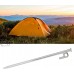 RiToEasysports Enjeux de Camping de 11,6 Pouces piquets de Tente en Fer pour Le Camping pour la randonnée