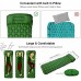 GAOYH Matelas de Plage Enroulable Fast Filling Air Camping Beach Mat with Pillow Sleeping Pad Sac de Transport Inclus pour Camping RandonnéE 70.86 * 22.83 * 1.96in