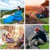 LHNK Tapis de couchage pour le camping avec oreiller en éponge confortable matelas pneumatique à gonflage rapide double tapis de camping ultraléger connectable pour le sac à dos la randonnée