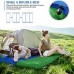 matelas gonflable matelas de camping randonnée lumineuse portable Coussinets de randonnée avec oreiller bleu