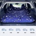 Sinjyun Matelas gonflable pour SUV pour voiture voyage voiture SUV pour camping SUV Matelas gonflable avec coussin bleu